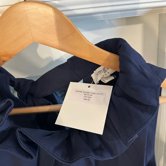 NWT Navy Dress size Medium - Picture 3 of 6